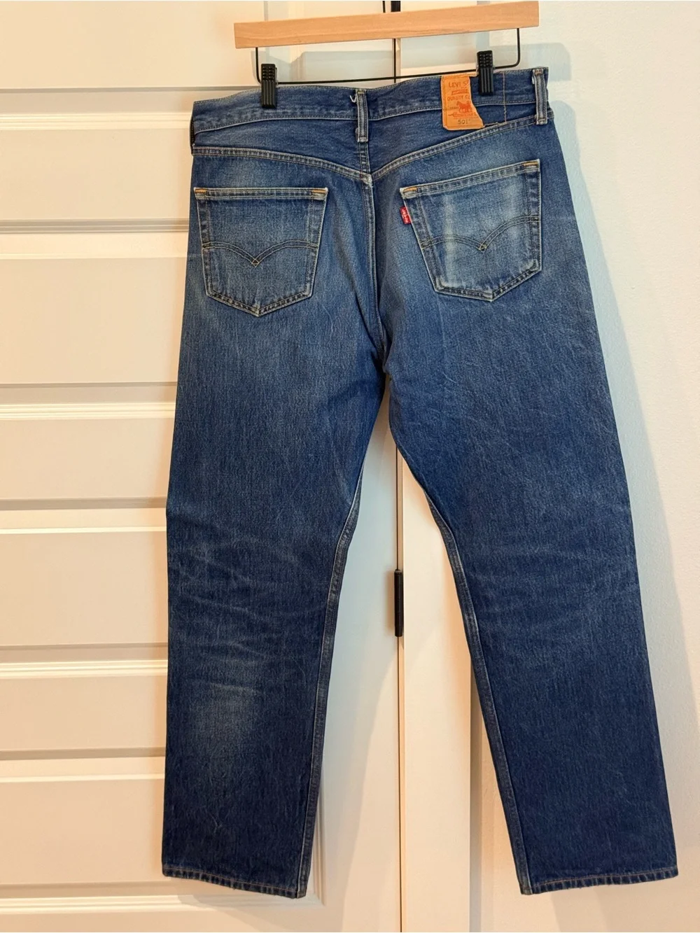 LEVIS 501 36x34 Men's Blue Denim Jeans
